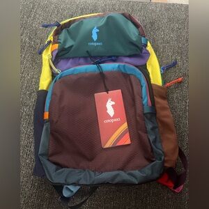 Cotopaxi Brown and Blue Backpack for Everyday Adventures